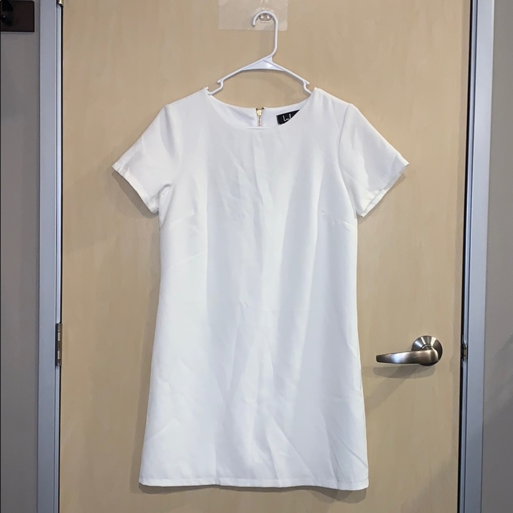 Lulus White Tshirt Dress